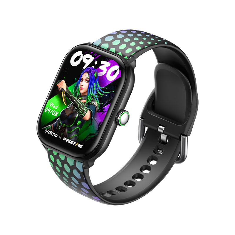 Picture of Oraimo Watch 6 Lite Smart Watch OSW-809 Shadow Green with Bold Color Options and Real Time Smart Notifications