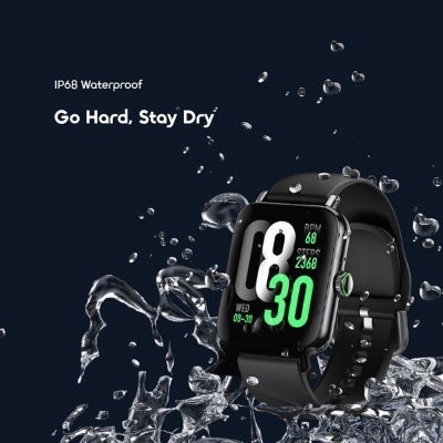 Picture of Oraimo Smart Watch 6 Pro OSW-807S Chrome / Titanium Gold with Durable Design and Fitness Features