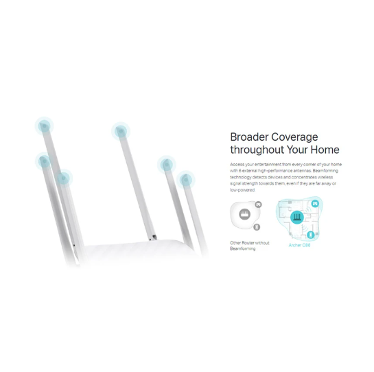Picture of TP-Link Archer C86 AC1900 Mbps Gigabit Dual-Band Wi-Fi Router