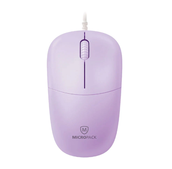 Picture of Micropack M-105 Silent Purple Wired Optical Mouse