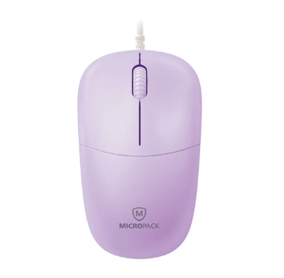 Picture of Micropack M-105 Silent Purple Wired Optical Mouse