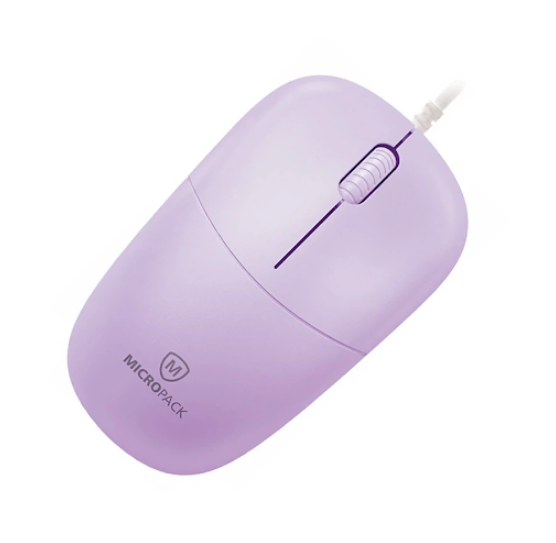 Picture of Micropack M-105 Silent Purple Wired Optical Mouse
