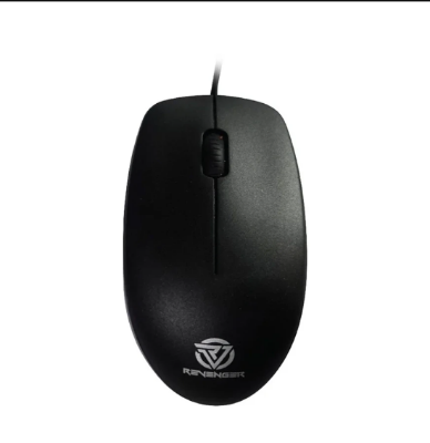 Picture of Revenger RM24 Black Wired Optical Mouse