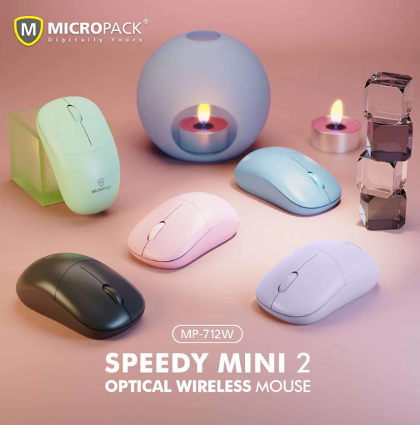 Picture of Micropack M-105 Silent Black Wired Optical Mouse