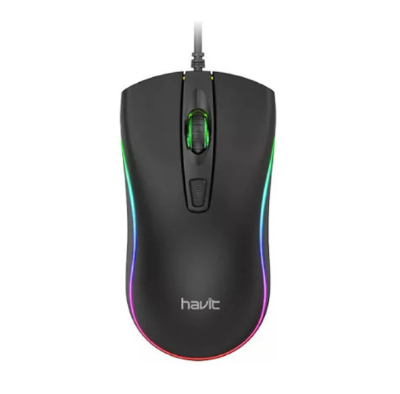 Picture of Havit MS72 Cool RGB Wired Black Optical Gaming Mouse