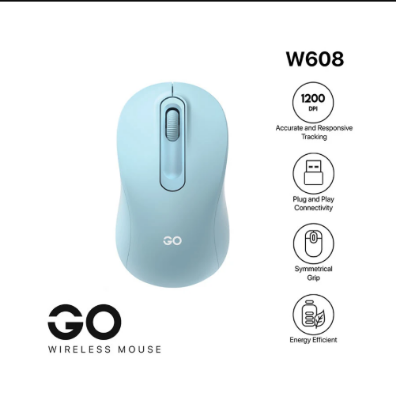 Picture of Fantech Go W608 Wireless Blue Optical Mouse