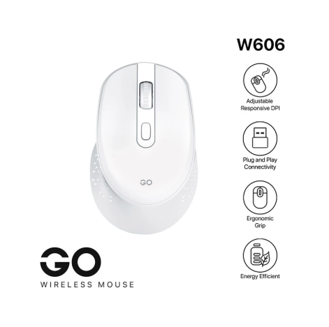 Picture of Fantech Go W606 Wireless Blue Optical Mouse