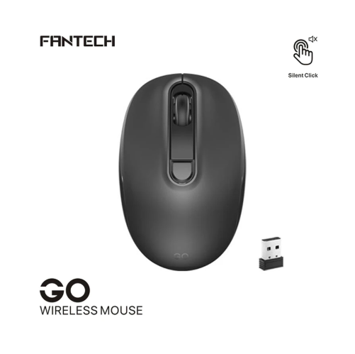 Picture of Fantech Go W192 Silent Wireless Black Optical Mouse