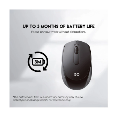 Picture of Fantech Go W603 Wireless Black Optical Mouse