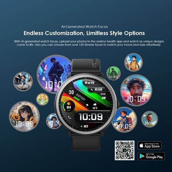 Picture of Oraimo Watch 5R Bluetooth Calling Smart Watch | Free Delivery
