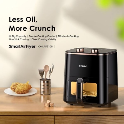 Picture of Oraimo SmartAirFryer 1500W Cooking Visible Smart Air Fryer ( OH-AF210N )