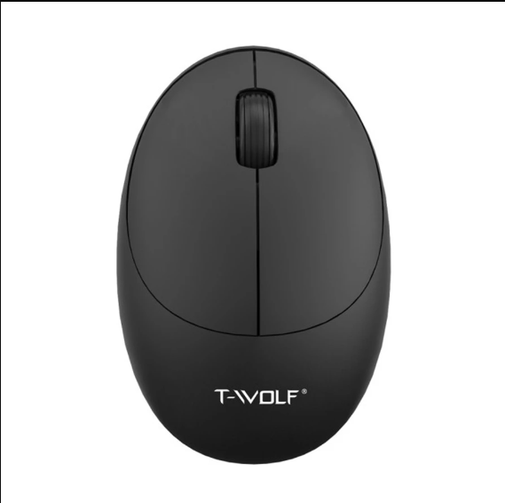 Picture of T-WOLF T87 Wireless (Dual Mode) Black Rechargeable Mouse