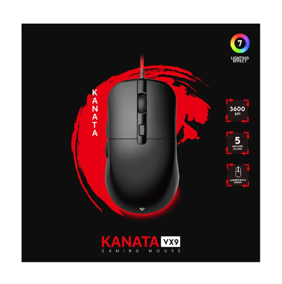 Picture of Fantech KANATA VX9 Wired Black Gaming Mouse