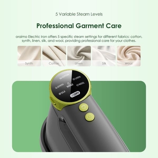 Picture of oraimo Smartiron 1740W Portable Electric Iron Latest 