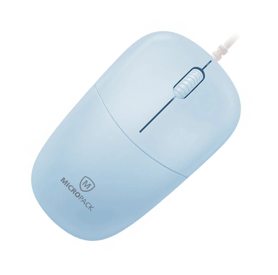 Picture of Micropack M-105 Silent Blue Wired Optical Mouse