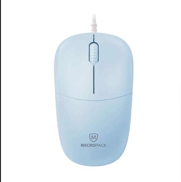 Picture of Micropack M-105 Silent Blue Wired Optical Mouse