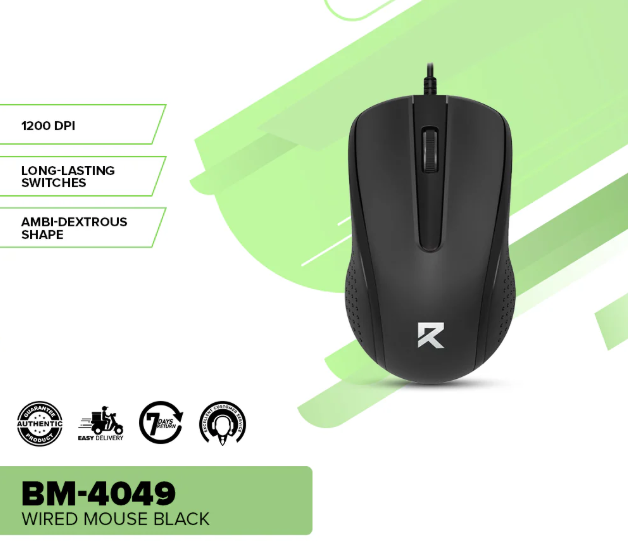 Picture of Redragon BM-4049 Wired Black Optical Mouse