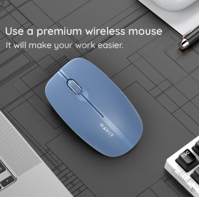 Picture of Havit MS53WB Wireless (Dual Mode) Blue Mouse