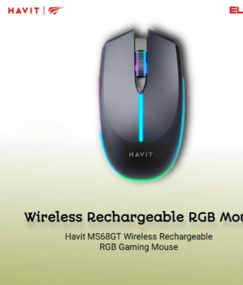 Picture of Havit MS68GT RGB Wireless Black Gaming Mouse