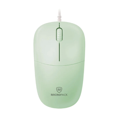 Picture of Micropack M-105 Silent Green Wired Optical Mouse