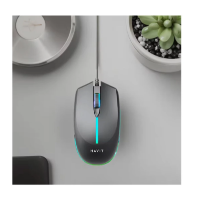 Picture of Havit MS68 Wired Black Programmable Gaming Mouse