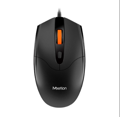 Picture of Meetion MT-M362 Black Wired Optical Mouse