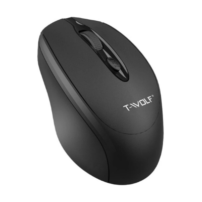 Picture of T-WOLF T75 Wireless (Dual Mode) Silent Black Rechargeable Mouse