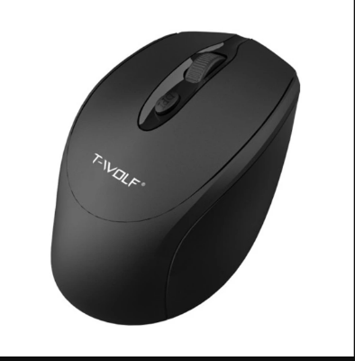 Picture of T-WOLF T75 Wireless (Dual Mode) Silent Black Rechargeable Mouse