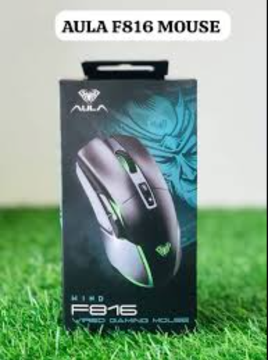Picture of AULA F816 Wired Black Gaming Mouse