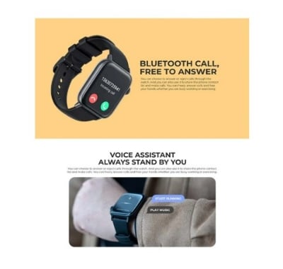 Picture of Havit M9034 Bluetooth Calling Black Smart Watch