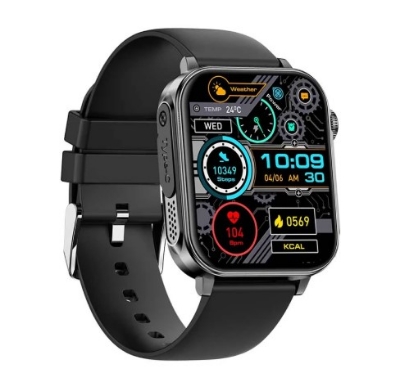 Picture of COLMI P80 Bluetooth Calling Black Smart Watch With Silicone Strap