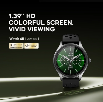 Picture of Oraimo Watch 6R Smart Watch – 1.39” Anti-Scratch Display | IP68 Waterproof | Fitness & Health Tracking