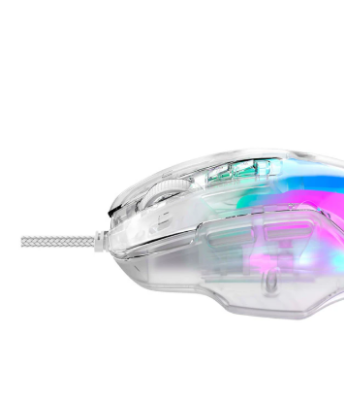 Picture of Havit MS1011SE Wired Transparent White Programmable Gaming Mouse