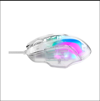 Picture of Havit MS1011SE Wired Transparent White Programmable Gaming Mouse