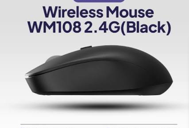 Picture of WiWU WM108 Wireless (Dual Mode) Black Mouse