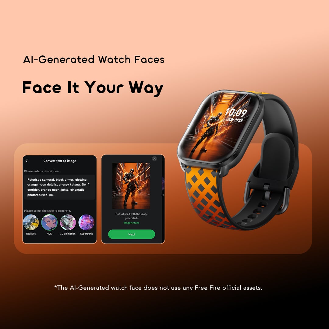 Picture of Oraimo Watch 6 Lite OSW-809 Shadow Green Bluetooth Calling Smart Watch