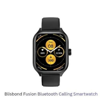 Picture of Blisbond Fusion Black AMOLED Bluetooth Calling Smart Watch