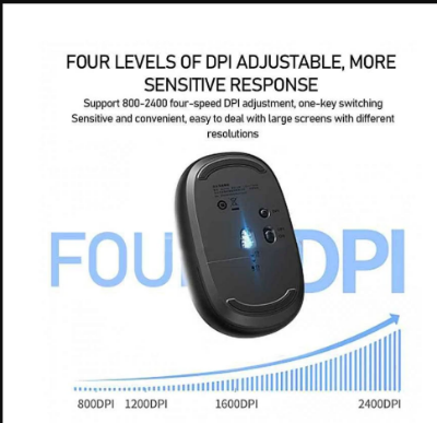 Picture of UGREEN MU105 (90671) Dusty Blue Silent Wireless Mouse
