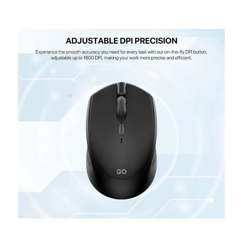 Picture of Fantech Go W190D Wireless (Dual Mode) Black Silent Mouse