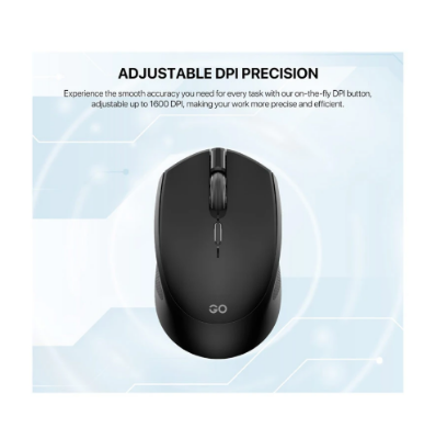 Picture of Fantech Go W190D Wireless (Dual Mode) Black Silent Mouse