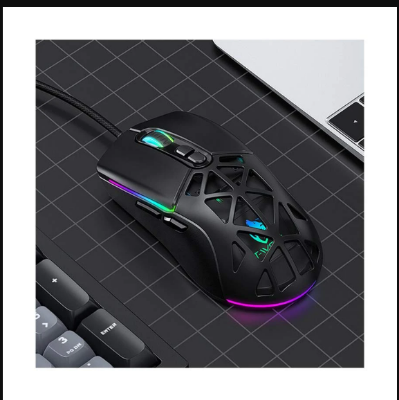 Picture of T-WOLF G520 RGB Wired Black Gaming Mouse