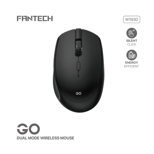 Picture of Fantech Go W193D Wireless (Dual Mode) Black Silent Mouse