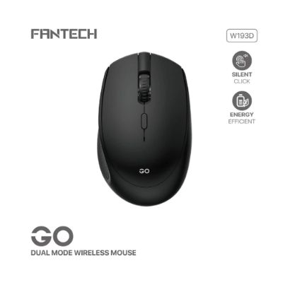 Picture of Fantech Go W193D Wireless (Dual Mode) Black Silent Mouse