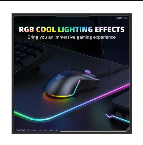 Picture of ONIKUMA CW929 RGB Wired Black Gaming Mouse      10 reviews