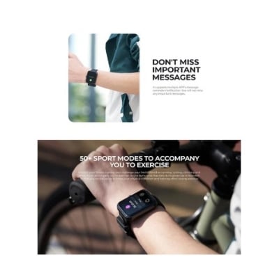 Picture of Havit M9035 Full-Touch Waterproof Black & Gray Smart Watch