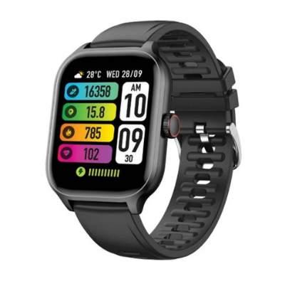 Picture of Blisbond Pulse Black Bluetooth Calling Smart Watch