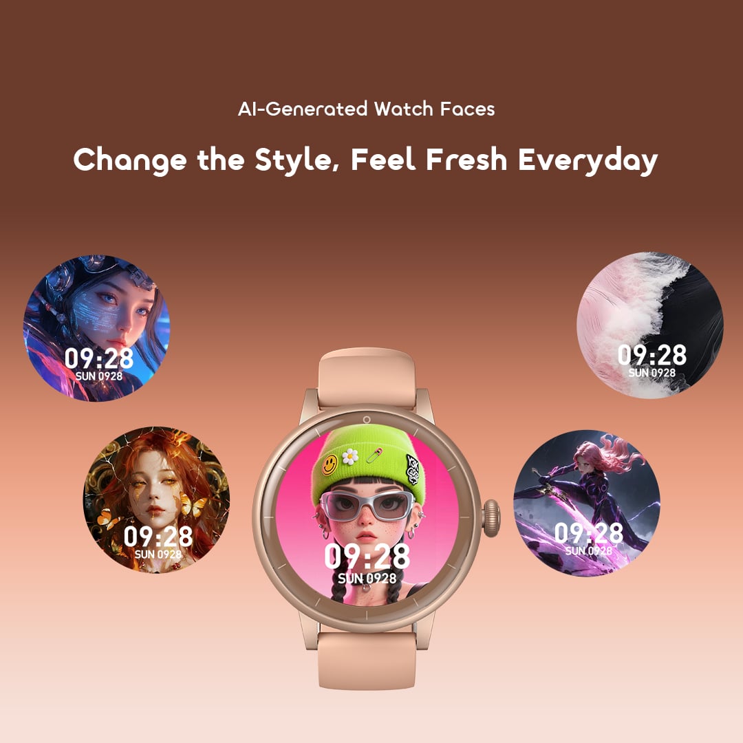 Picture of Oraimo Watch Muse 2 Lite Bluetooth Calling Rose Gold Smart Watch OSW-827N