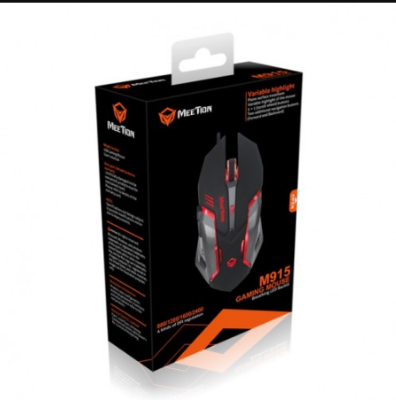 Picture of Meetion MT-M915 Wired Black Gaming Mouse