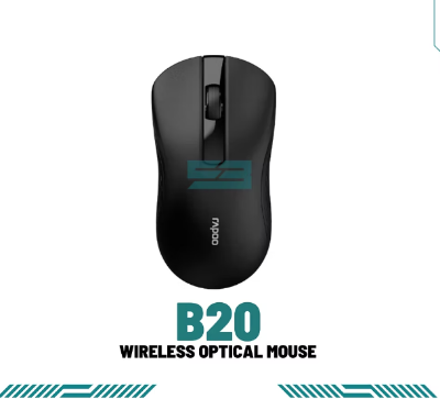 Picture of Rapoo B20 Silent Wireless Black Optical Mouse