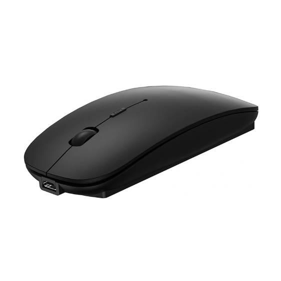 Picture of WiWU Wimice Lite Wireless Black Rechargeable Silent Mouse